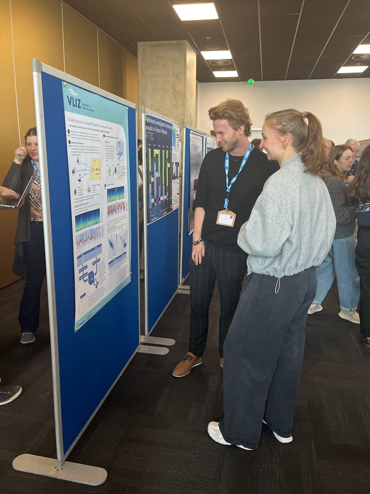 Showcasing a poster & speed talk on CNNs in marine science.